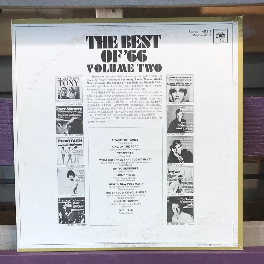 Various - The Best Of ‘66 - Vinyl Record - 33