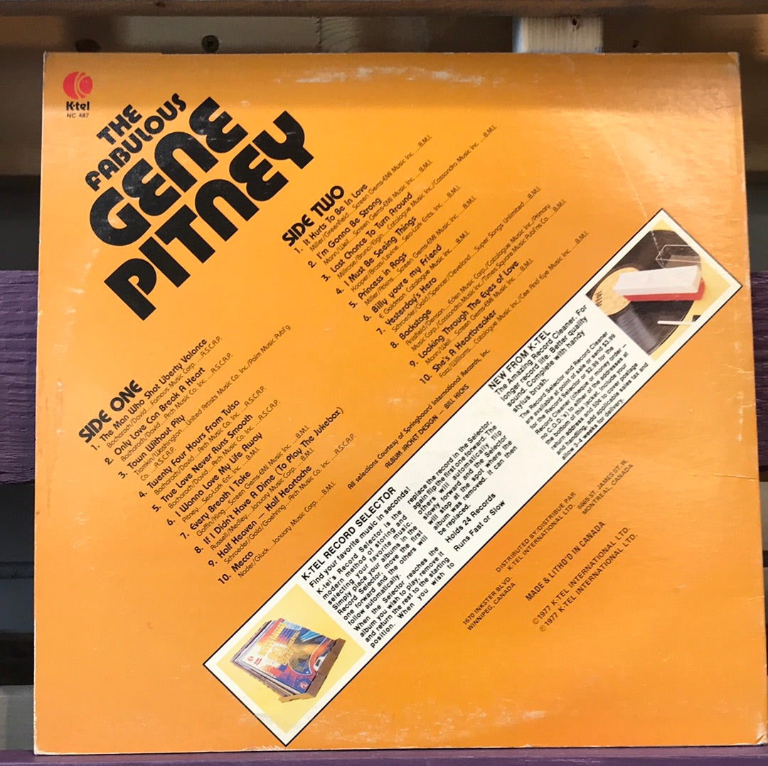 The Fabulous Gene Pitney - Vinyl Record - 33