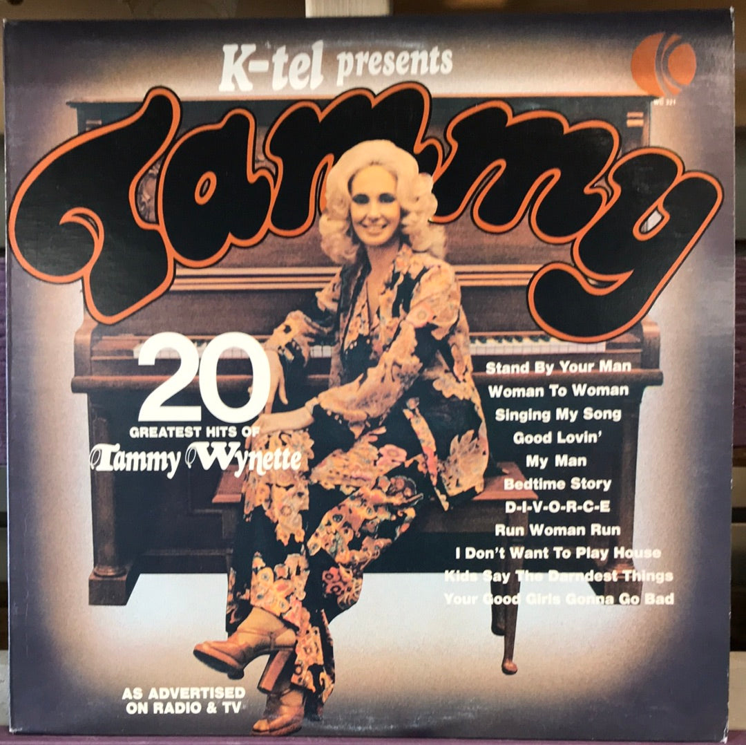 K-Tel presents Tammy - 20 Greatest Hits of Tammy Wynette - Vinyl Record - 33