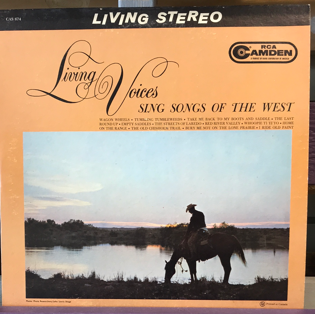 Living Voices - Sing Songs of the West - Vinyl Record - 33