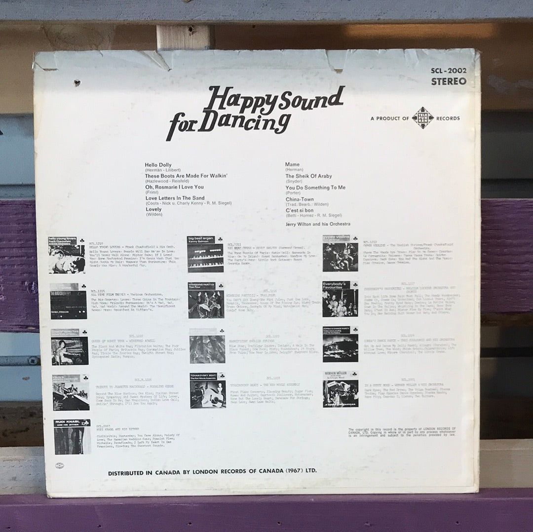 Jerry Wilton & His Orchestra - Happy Sound For Dancing - Vinyl Record - 33