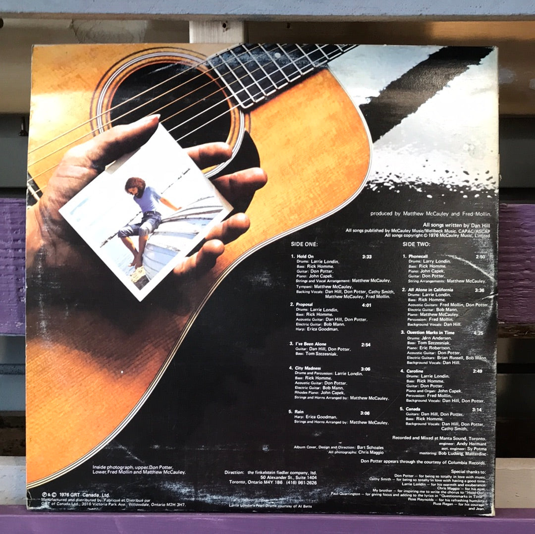 Dan Hill - Hold On - Vinyl Record - 33
