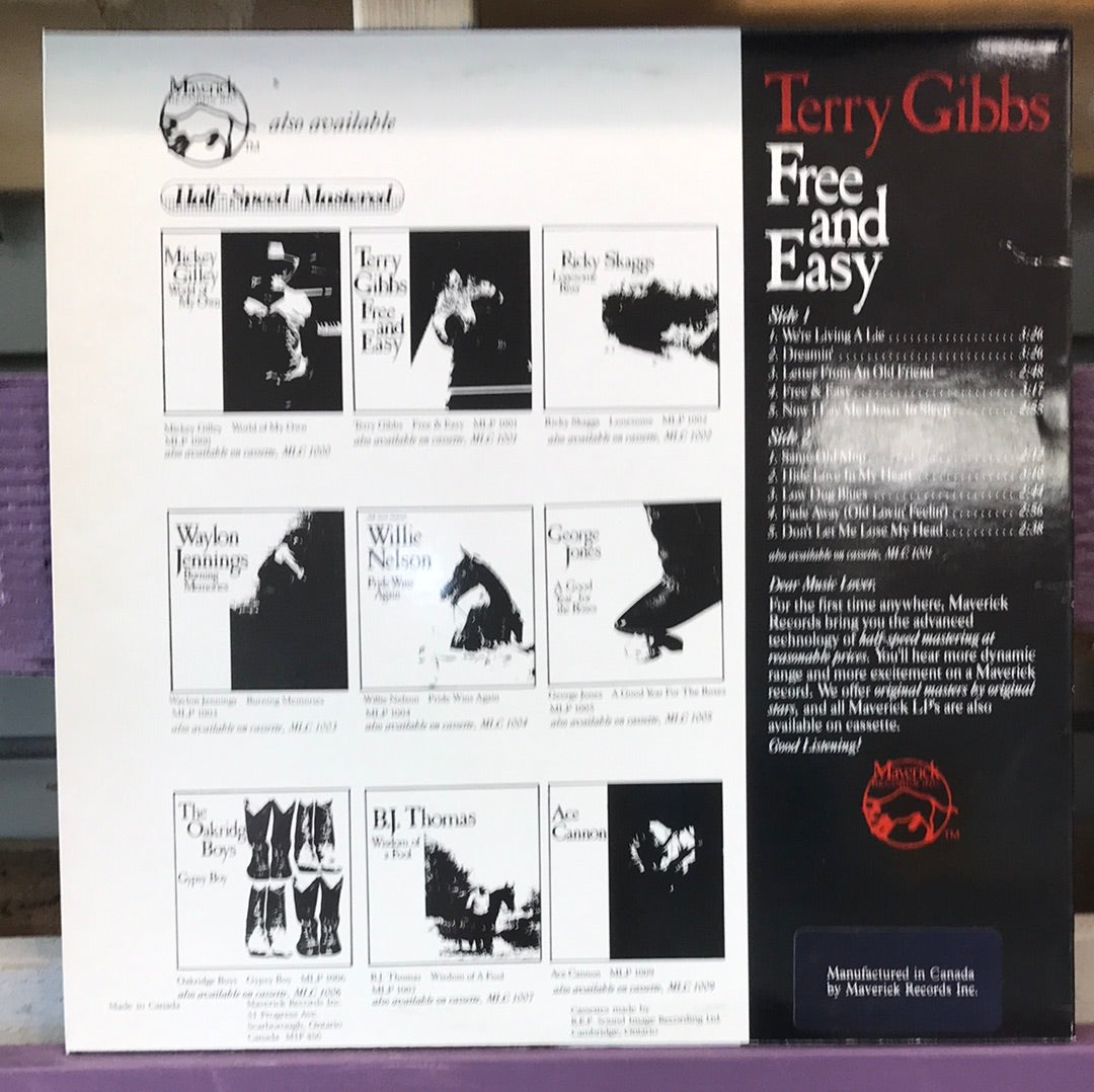 Terry Gibbs - Free And Easy - Vinyl Record - 33