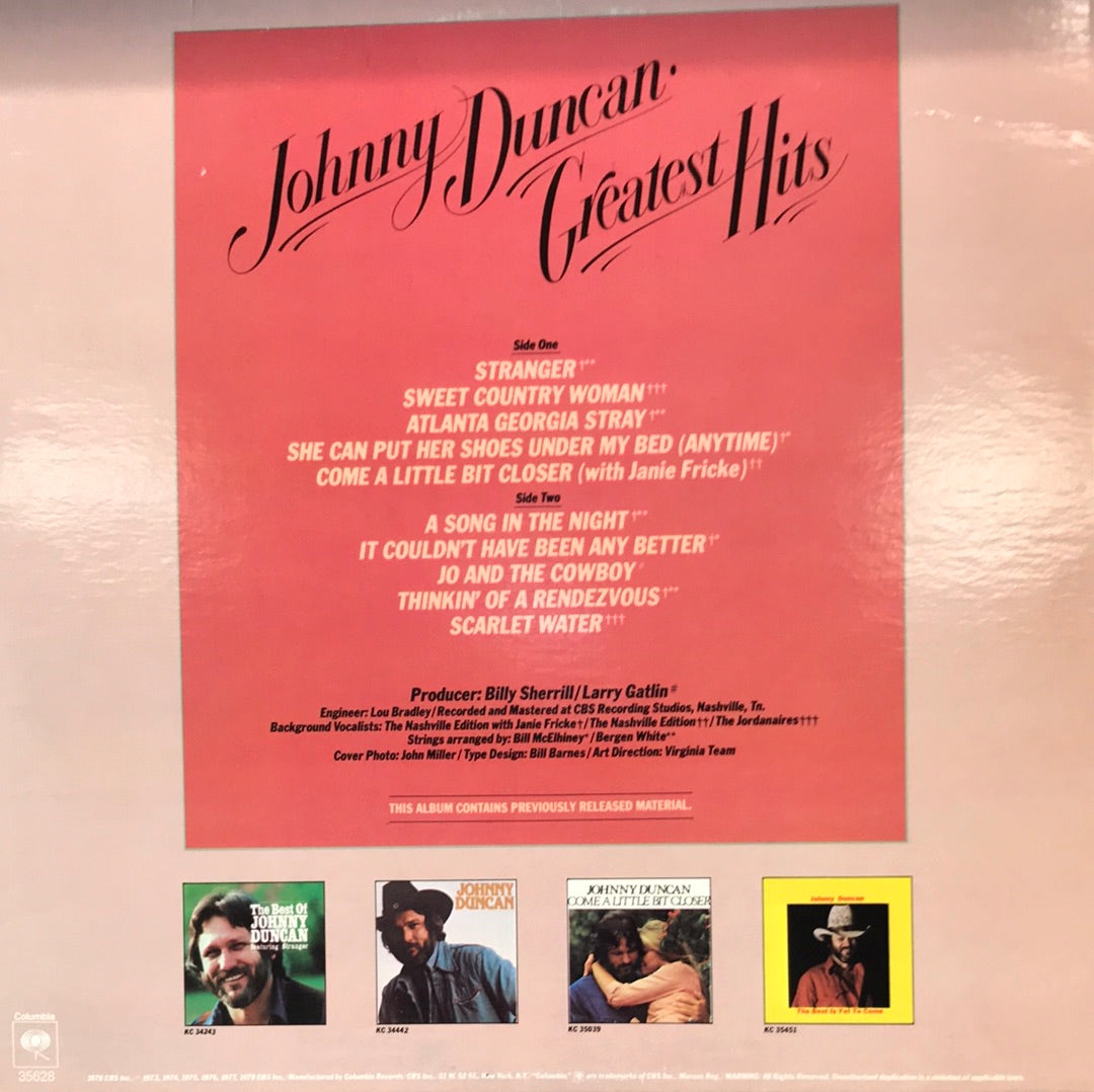 John Duncan Greatest Hits - Vinyl Record - 33