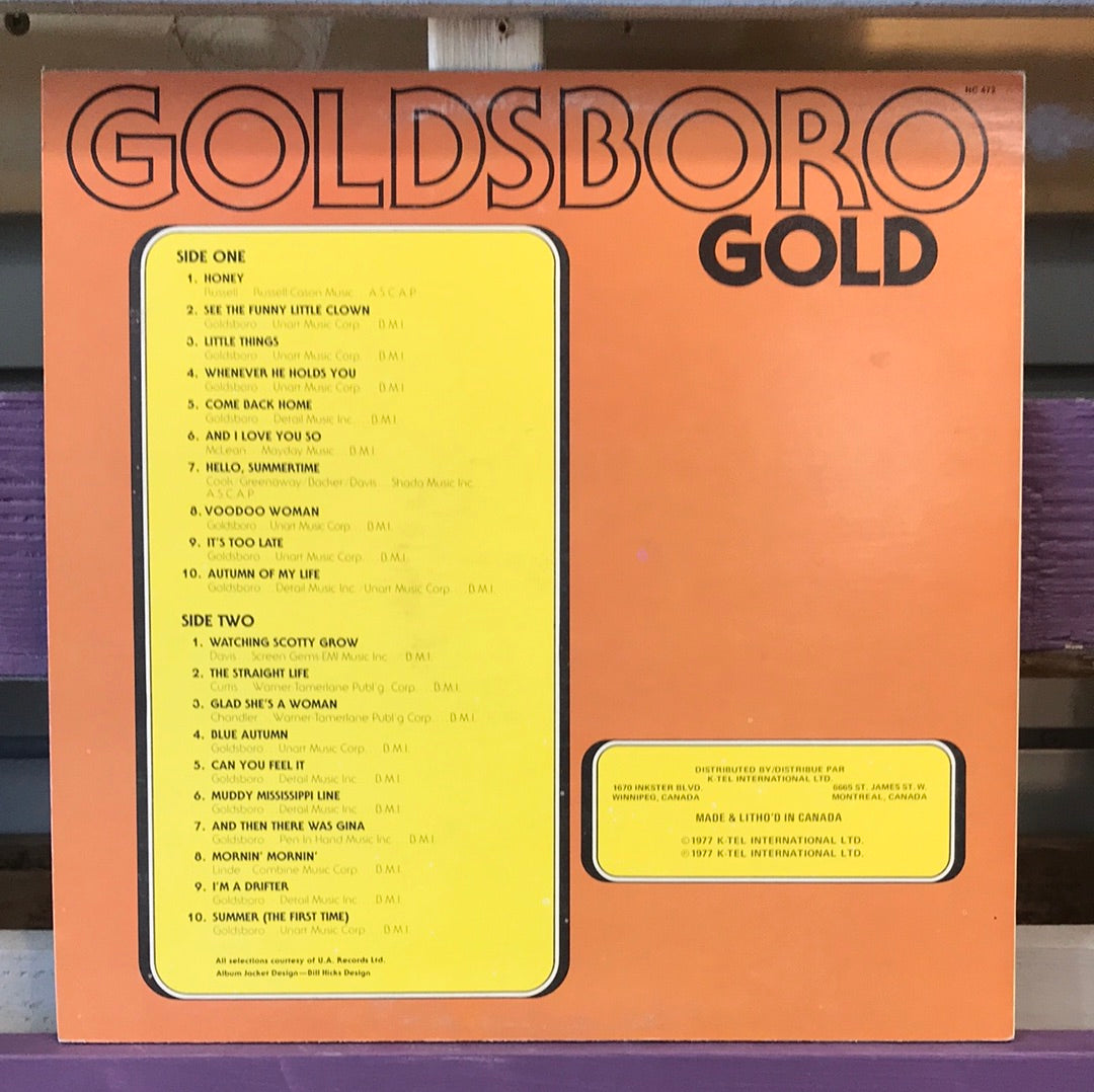 Bobby Goldsboro - Goldsboro Gold 20 Of His Greatest - Vinyl Record - 33