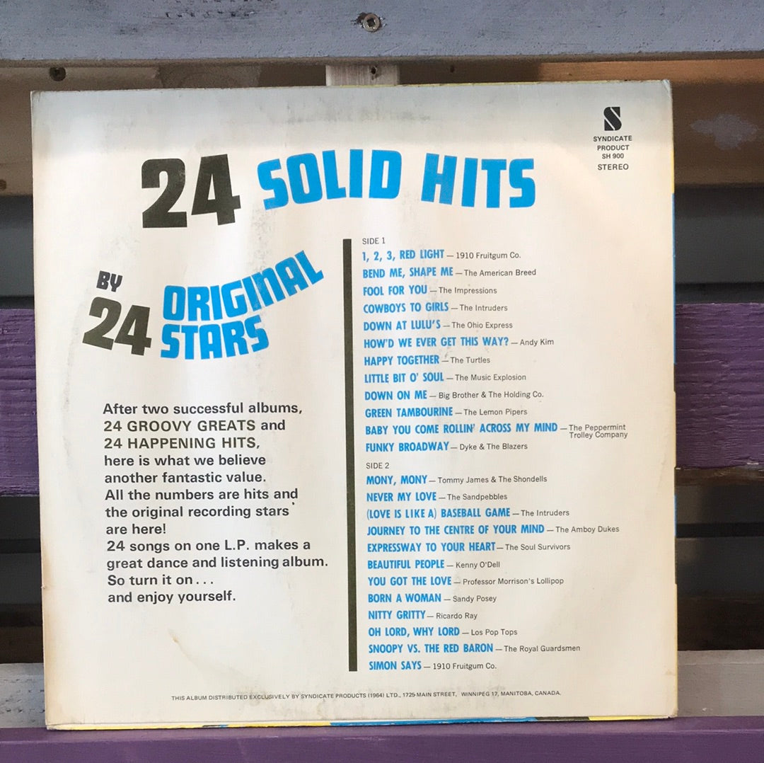 Various - 24 Solid Hits by Original Artists - Vinyl Record - 33