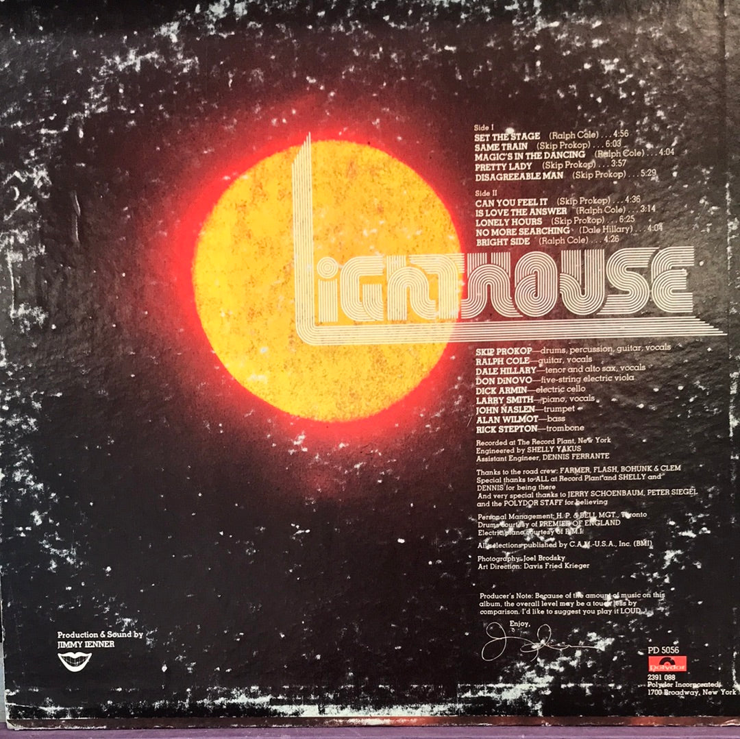 Lighthouse - Can You Feel It - Vinyl Record - 33