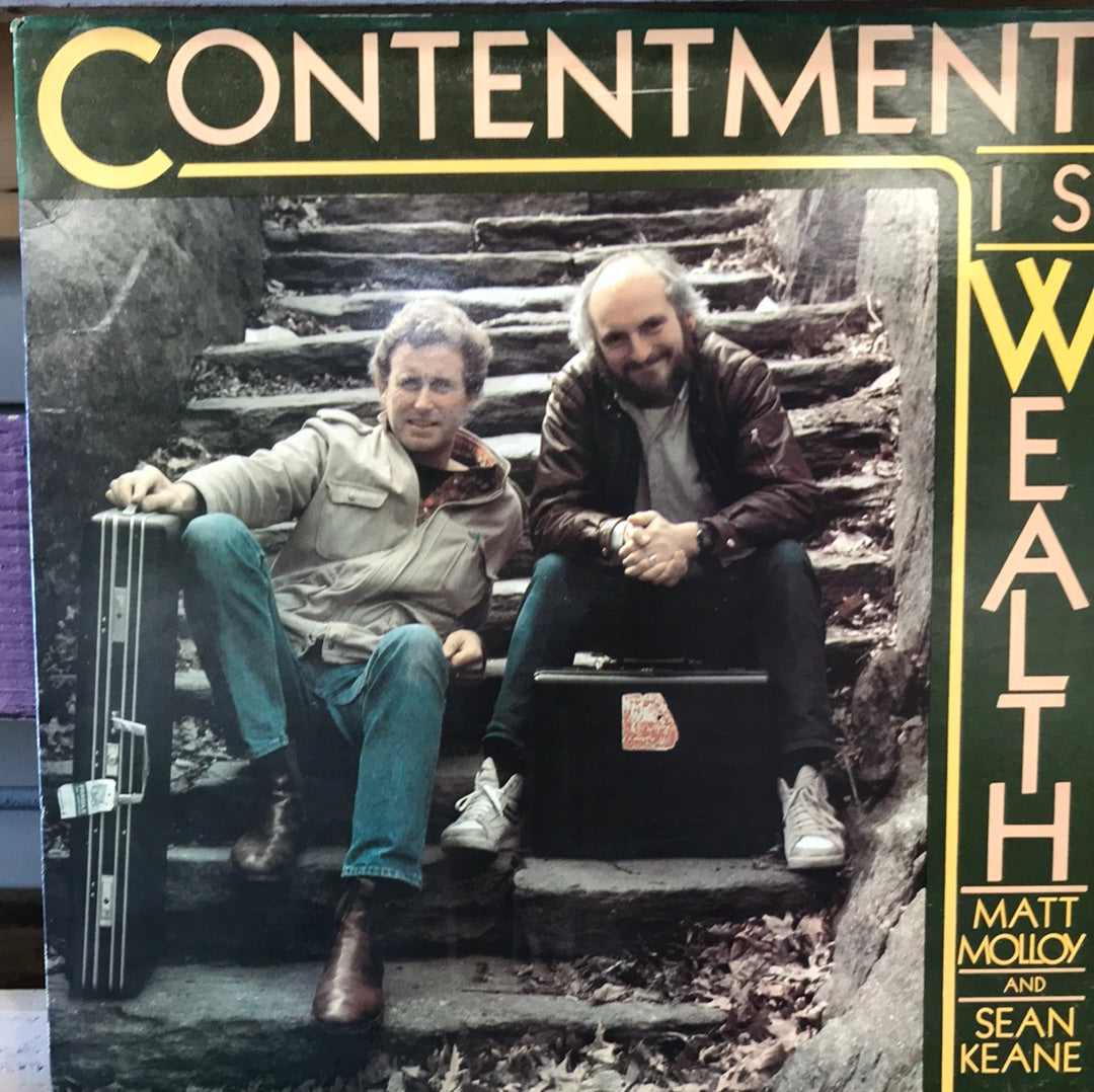 Matt Molloy & Sean Keane - Contentment is wealth - Vinyl Record - 33
