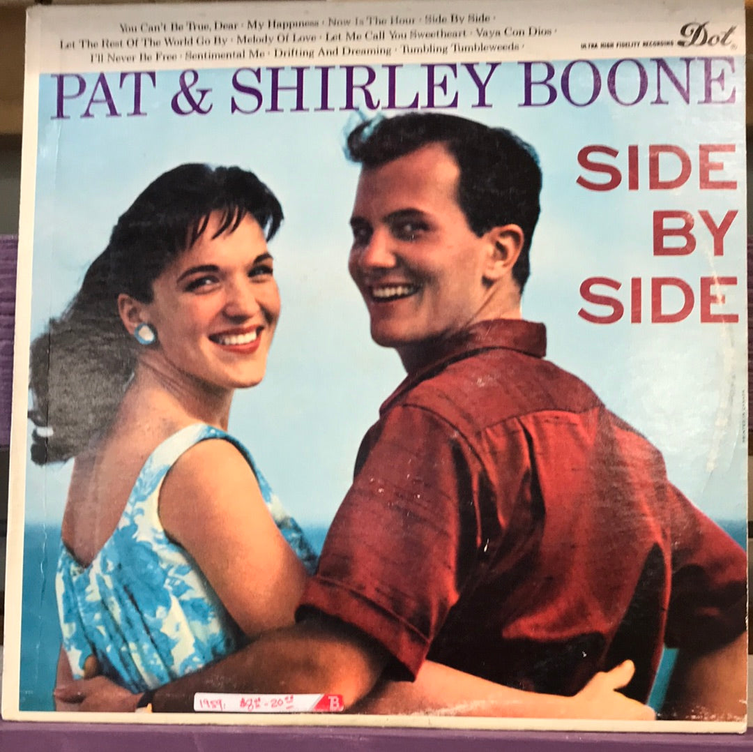 Pat & Shirley Boone Side By Side - Vinyl Record - 33