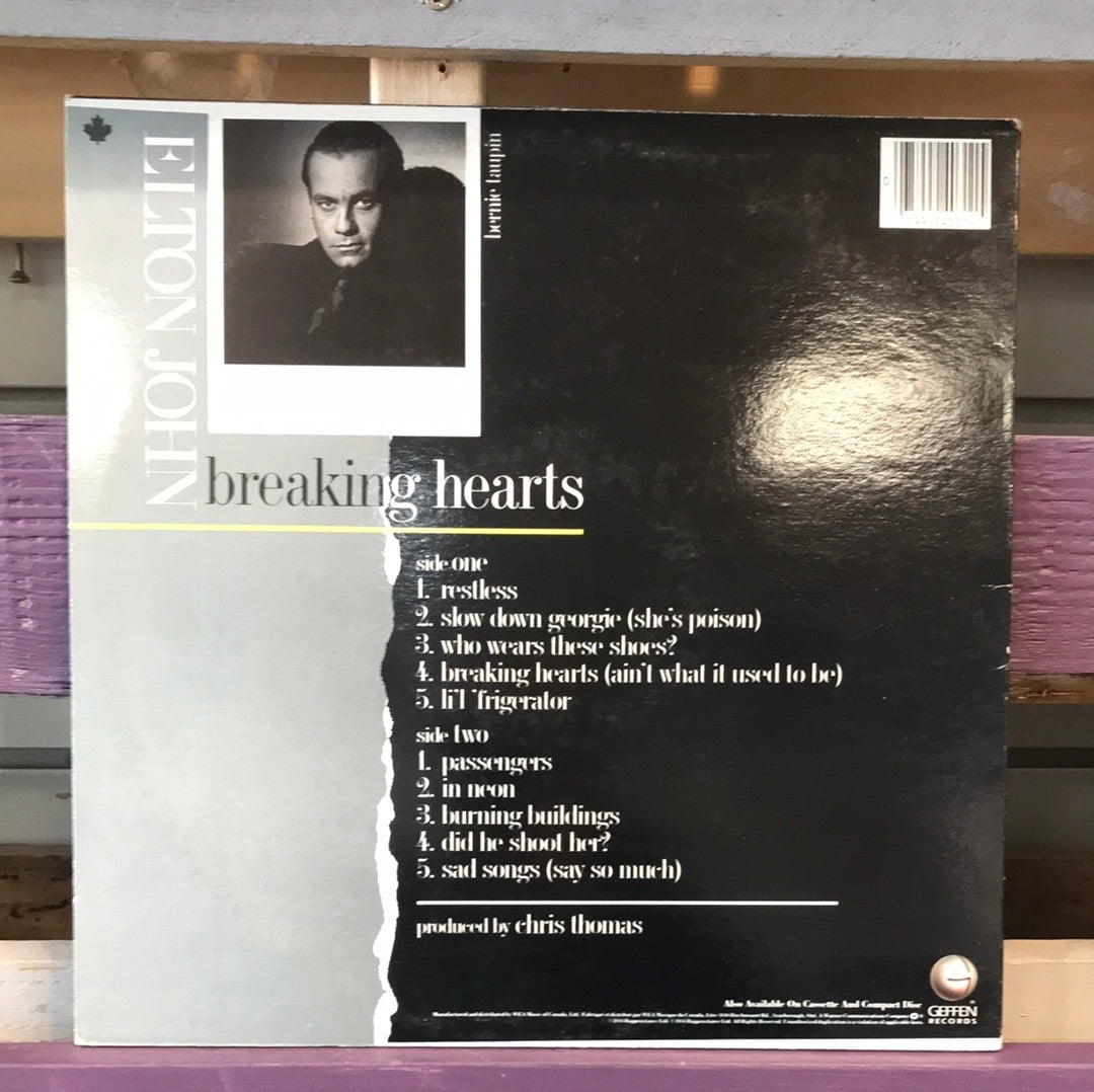 Elton John - Breaking Hearts - Vinyl Record - 33