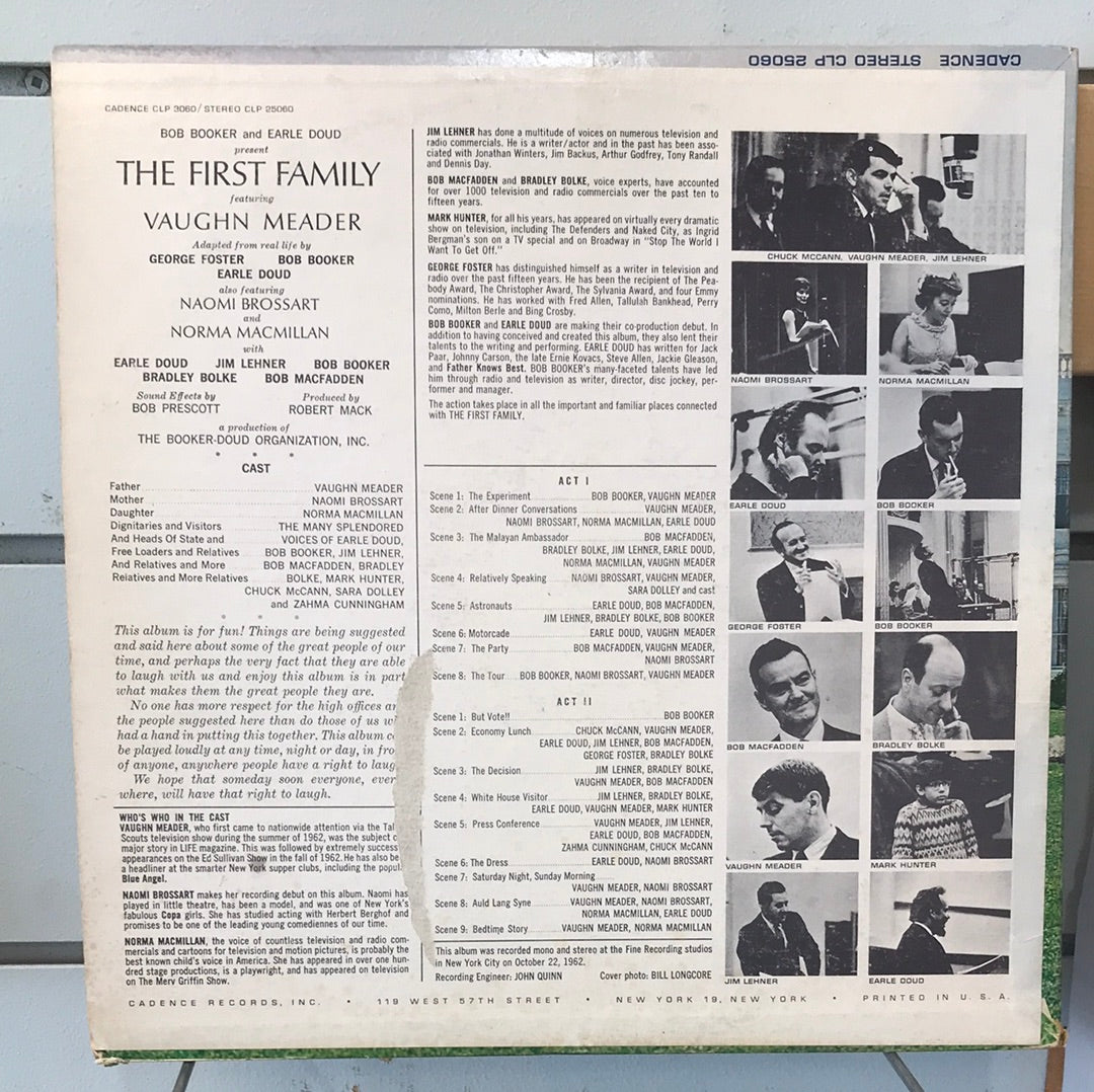 Various — The First Family - Vinyl Record - 33