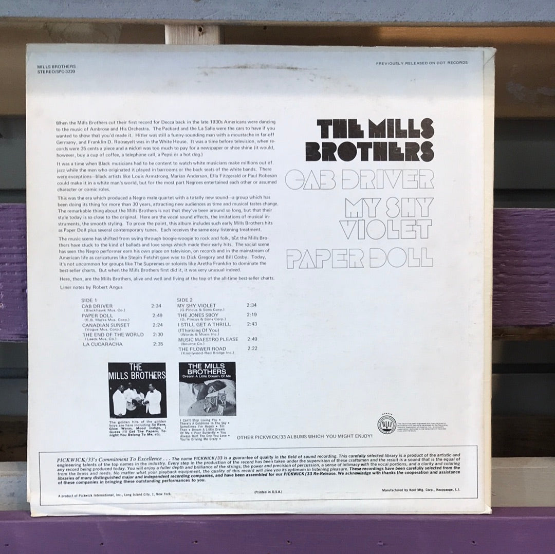The Mills Brothers - Paper Doll - Vinyl Record - 33