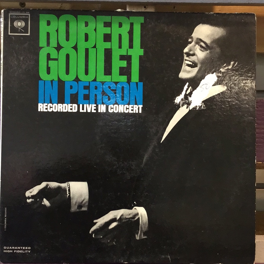 - Robert Goulet - In Person - Vinyl Record -