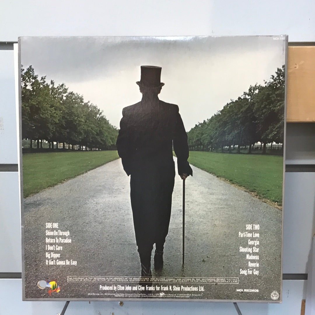 Elton John — A Single Man - Vinyl Record - 33
