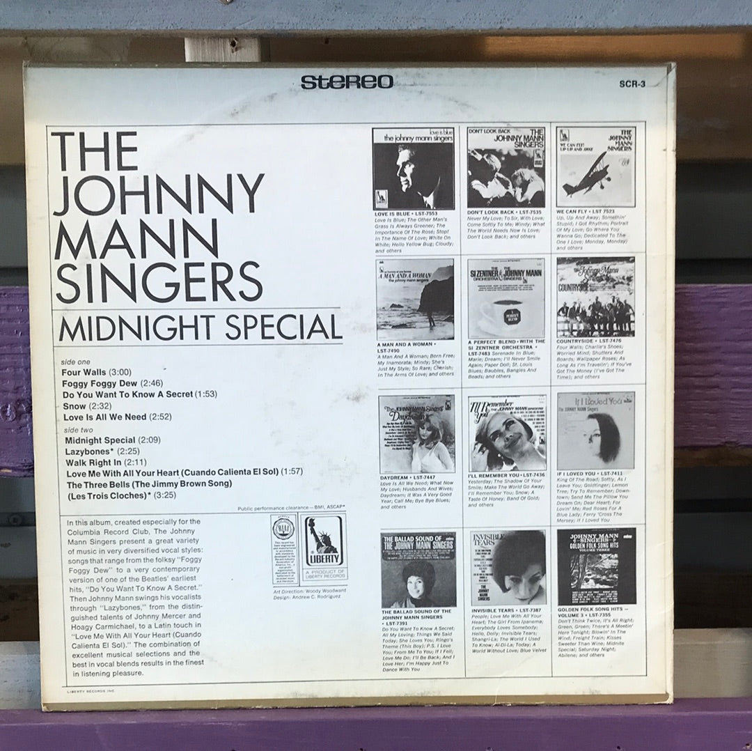 The Johnny Mann Singers - Midnight Special - Vinyl Record - 33
