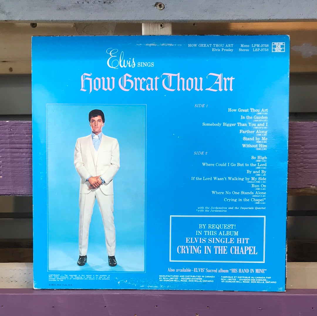 Elvis Presley - How Great Thou Art - Vinyl Record - 33