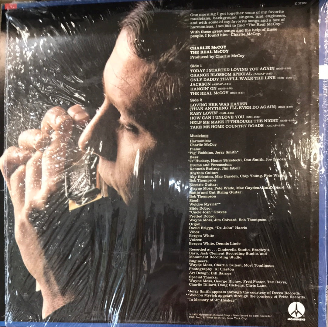 Charlie McCoy - The Real McCoy - Vinyl Record - 33