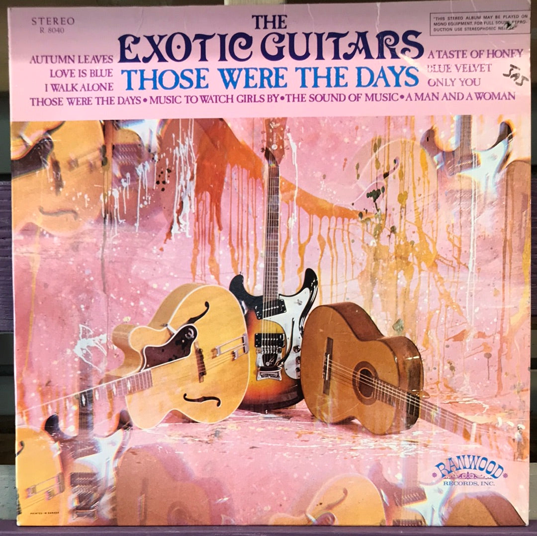 The Exotic Guitars - Those were the Days - Vinyl Record - 33