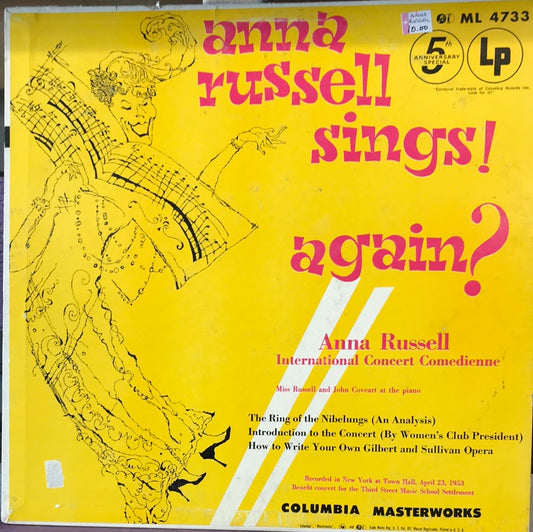 Anna Russell Sings! Again? - Vinyl Record - 33