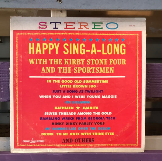 The Sportsmen & The Kirby Stone Four - Happy Sing-a-long - Vinyl Record - 33
