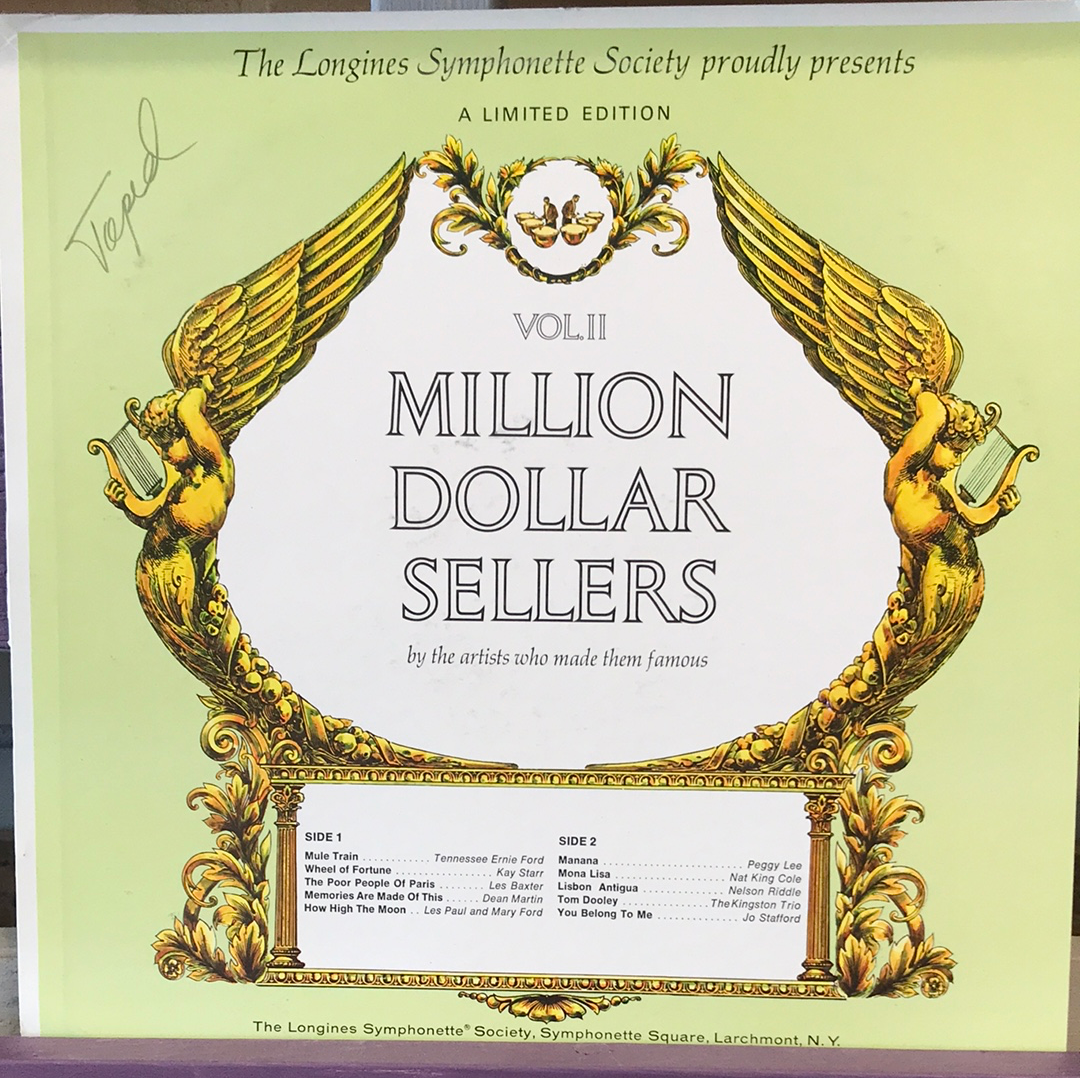 Million Dollar Sellers - The Longines Symphonette - Vinyl Record - 33