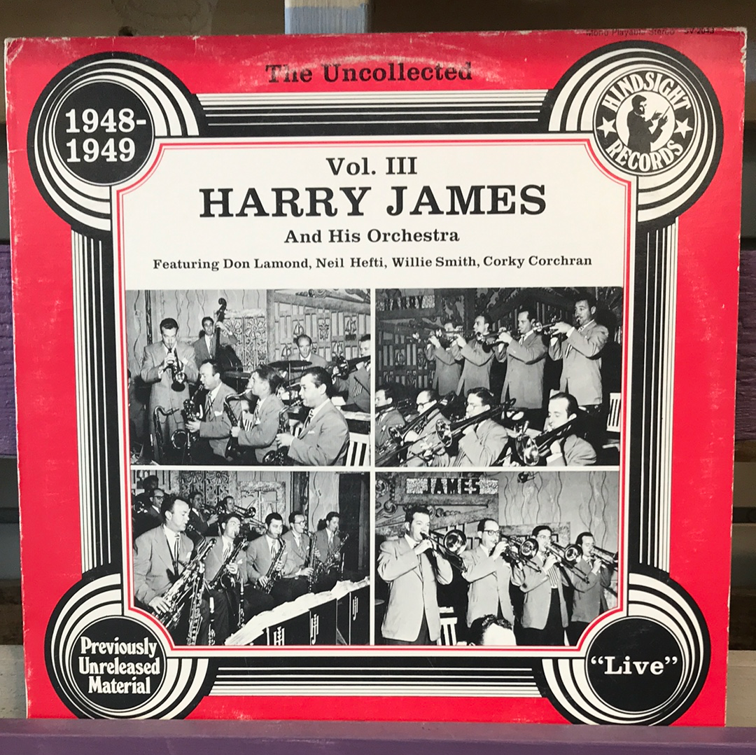 Harry James and His Orchestra 1948-49 Vol. 3 - Vinyl Record - 33