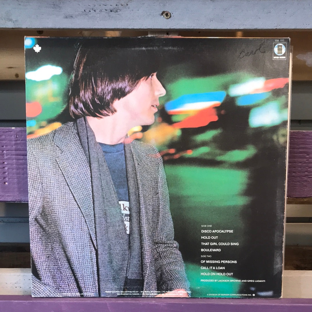 Jackson Browne - Hold Out - Vinyl Record - 33