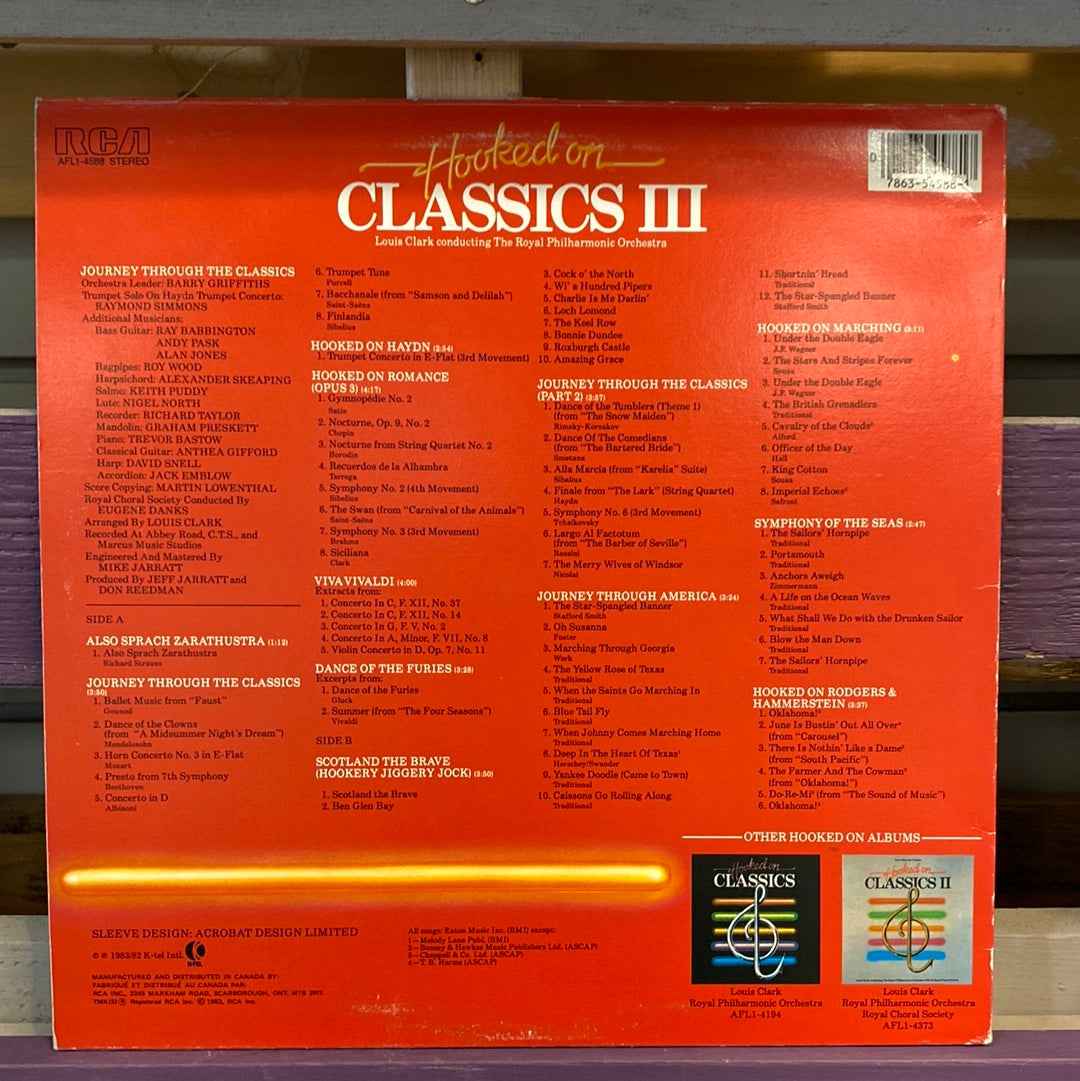 Louis Clark — Hooked On Classics III - Vinyl Record - 33