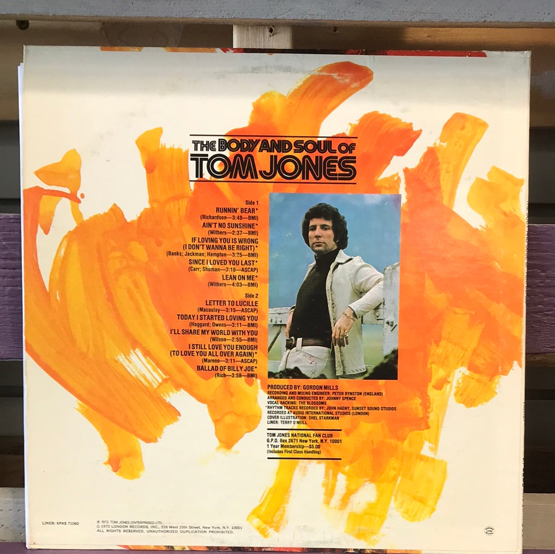 Tom Jones - The Body And Soul Of Tom Jones - Vinyl Record - 33