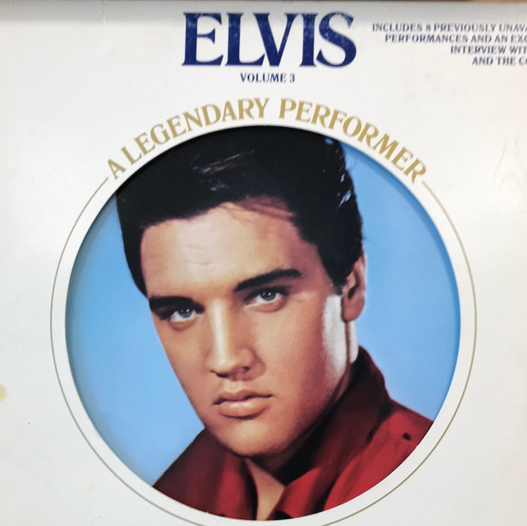 Elvis-Volume 3 - A Legendary Performer - Vinyl Record - 33