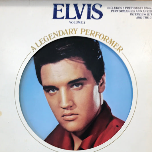 Elvis-Volume 3 - A Legendary Performer - Vinyl Record - 33