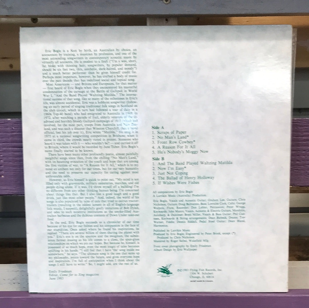 Eric Bogle - Scraps Of Paper - Vinyl Record - 33