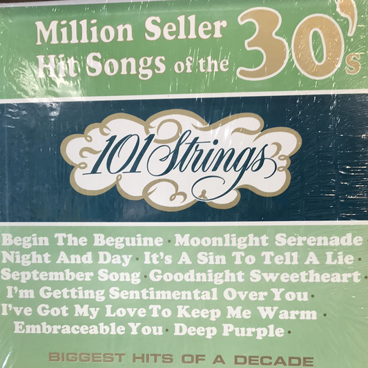 101 Strings - Million Seller Hit Sings of the 30s - Vinyl Record - 33