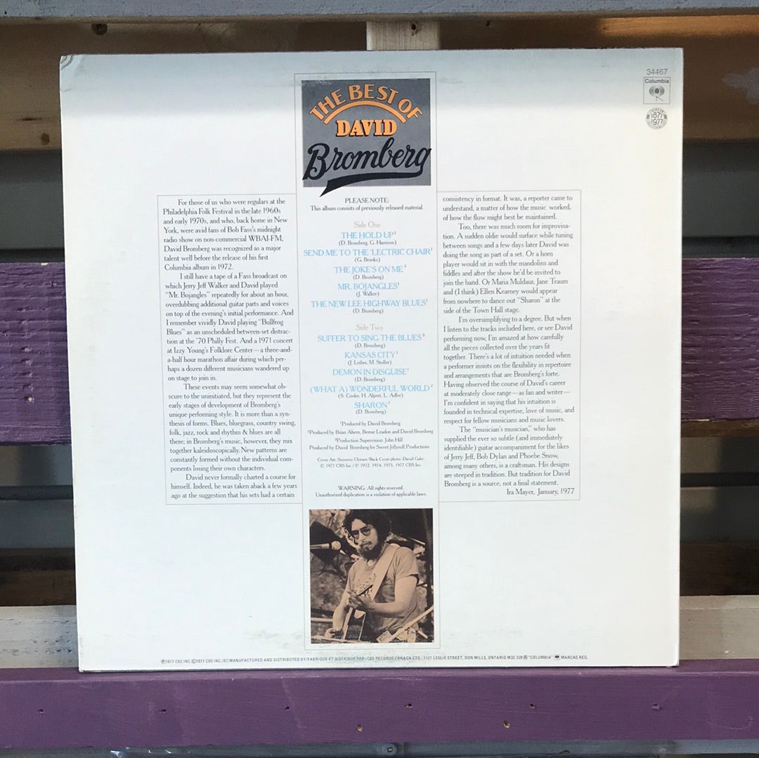 David Bromberg - Out Of The Blues The Best Of David Bromberg - Vinyl Record - 33
