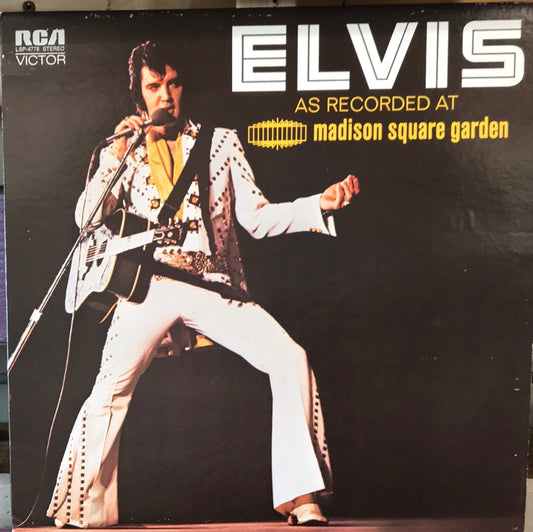 Elvis as recorded at Madison Square Garden - Vinyl Record - 33