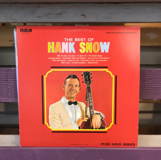Hank Snow - The Best Of Hank Snow - Vinyl Record - 33