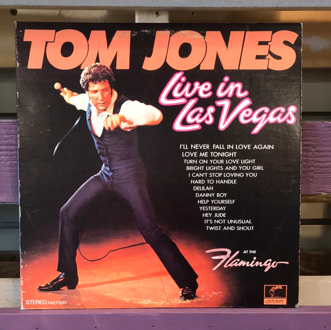 Tom Jones - Live In Las Vegas - Vinyl Record - 33