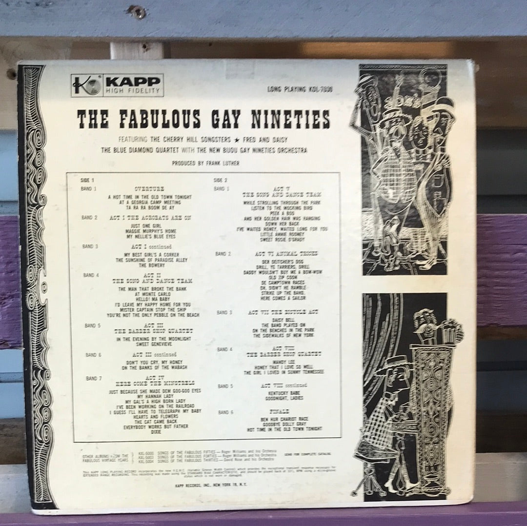 Various - The Fabulous Gay Nineties - Vinyl Record - 33