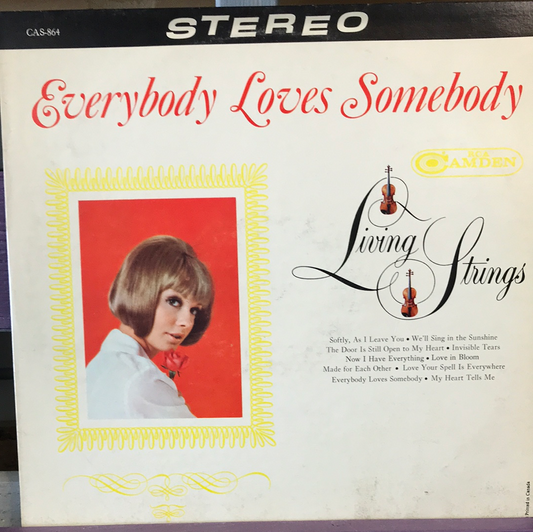 Living Strings - Everybody Loves Somebody - Vinyl Record - 33