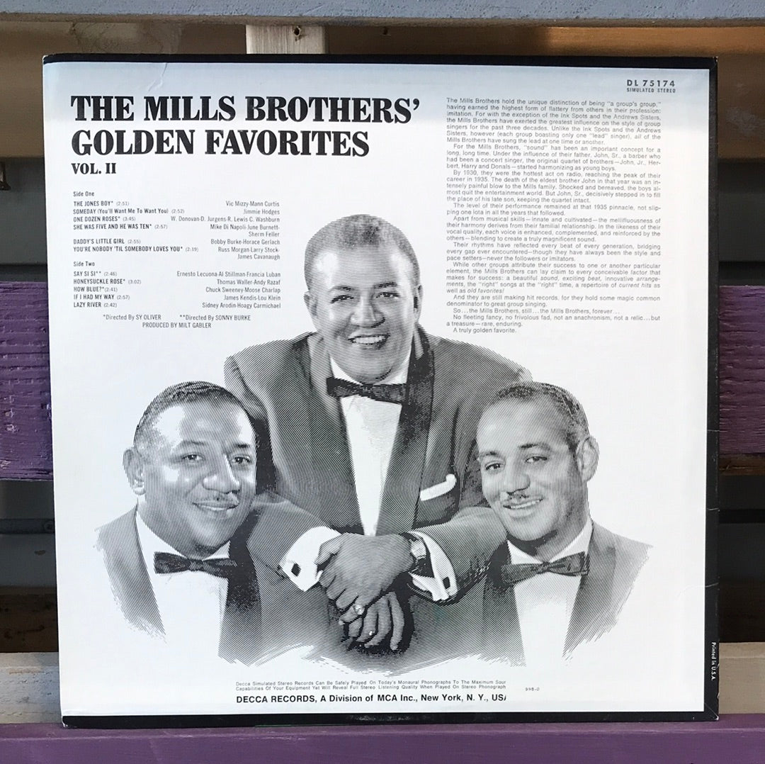 The Mills Brothers - Golden Favourites Vol. II - Vinyl Record - 33