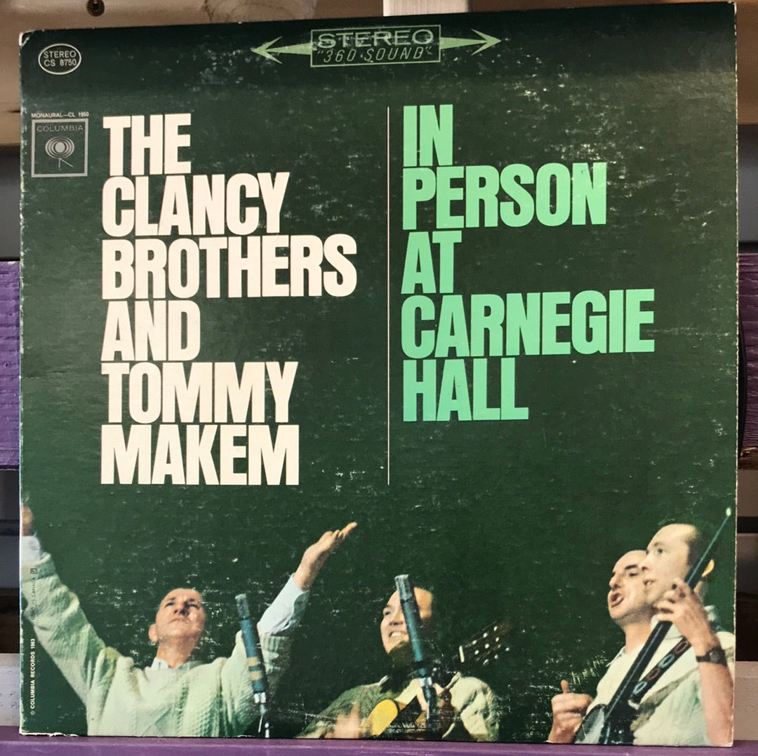 The Clancy Brothers and Tommy Makem - In Person At Carnegie Hall - Vinyl Record - 33
