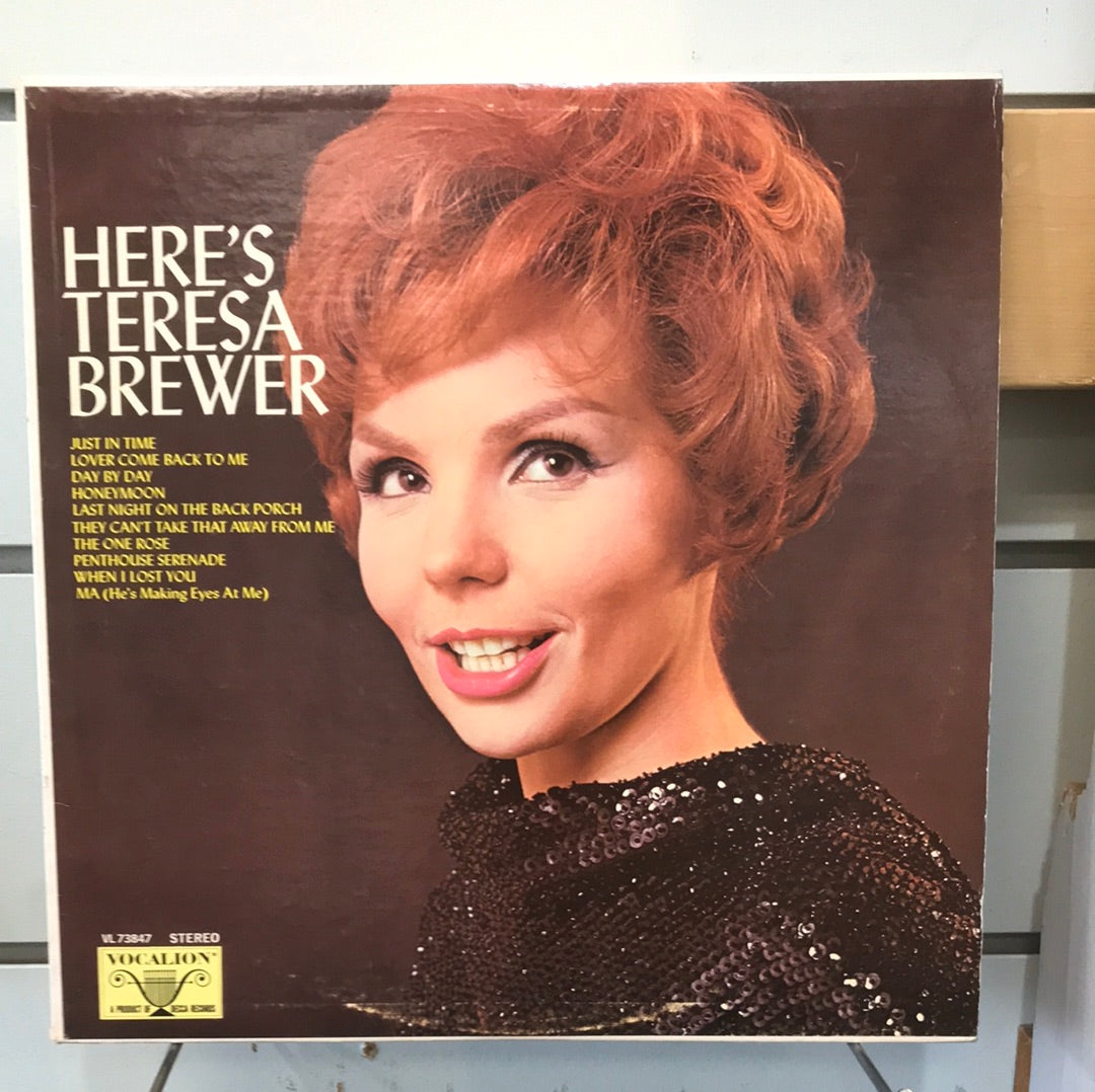 Teresa Brewer — Here’s Teresa Brewer - Vinyl Record - 33