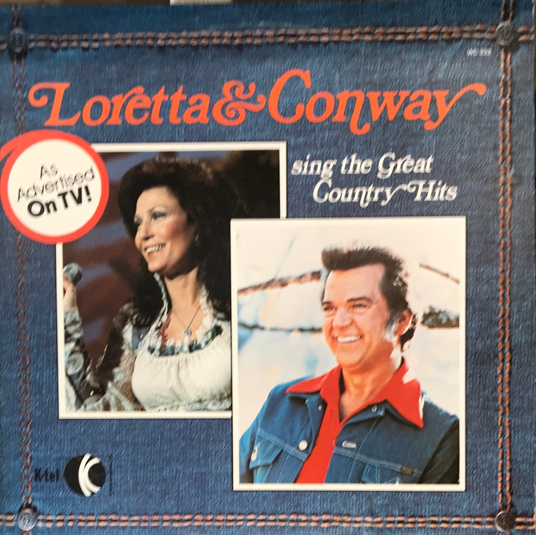 Loretta & Conway - Sing the Great Country Hits - Vinyl Record - 33