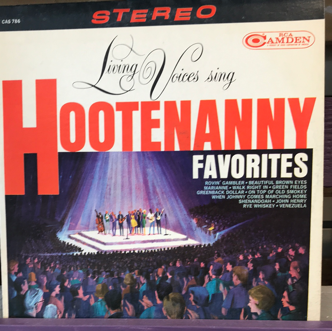 Living Voices sing Hootenanny Favorites - Vinyl Record - 33