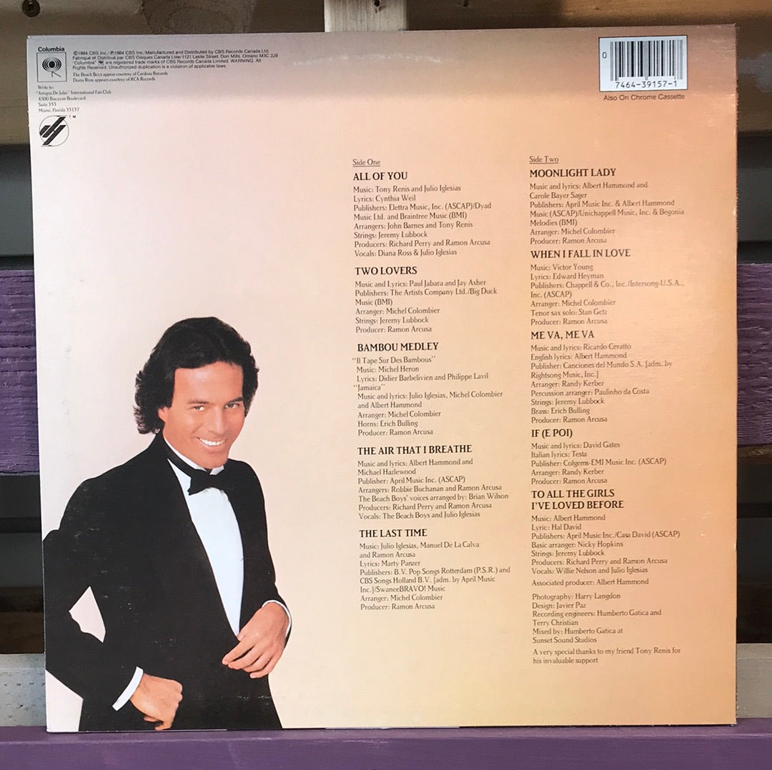 Julio Iglesias - 1100 Bel Air Place - Vinyl Record - 33